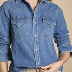 camicia denim NTEX-00403 D390 fortela 