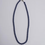 Porta telefono perline rotondo PHONENECKLACE BIG BLUEBERRY ina.seifart 