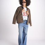t-shirt 97 over JWTS02865 BABY BLUE zadig & voltaire 
