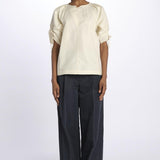 Camicia SHIRRED manica sbuffo 21640LCO GARDENIA phillip lim 