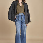 TACY camicia in jersey BETB500 MILITARY hartford 