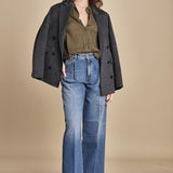 TACY camicia in jersey BETB500 MILITARY hartford 
