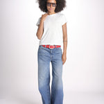 t-shirt girocollo manica corta WSCT20 01 WHITE merz b 