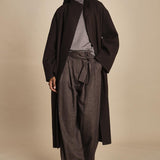 cappotto lungo cimosato T8734U MORO dusan 