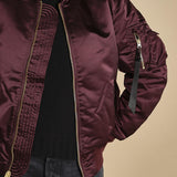 bomber unisex nylon raso 756111 MA- 608 DARK CHERRY alpha 