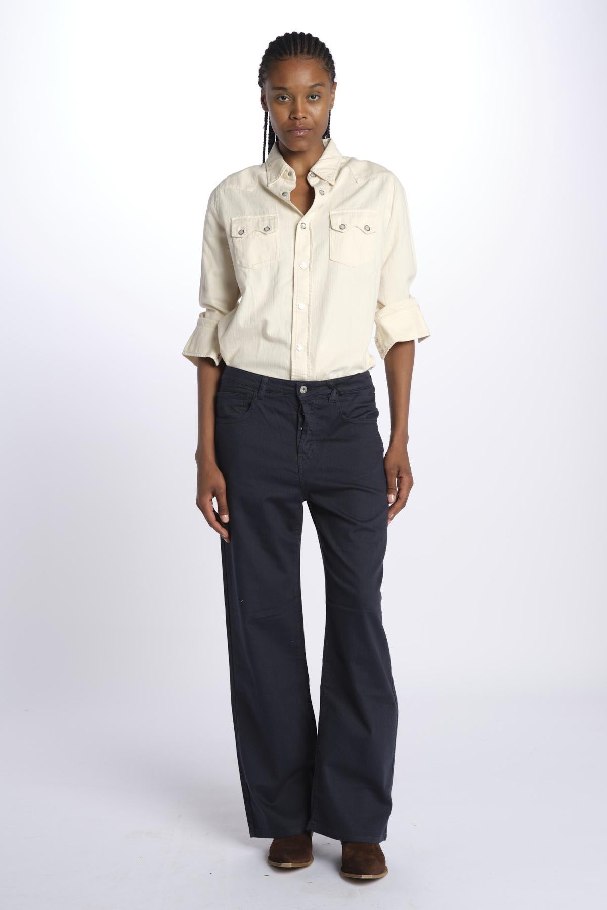 Denim ZELDA combo cropped ZELDA NAVY true avenue 