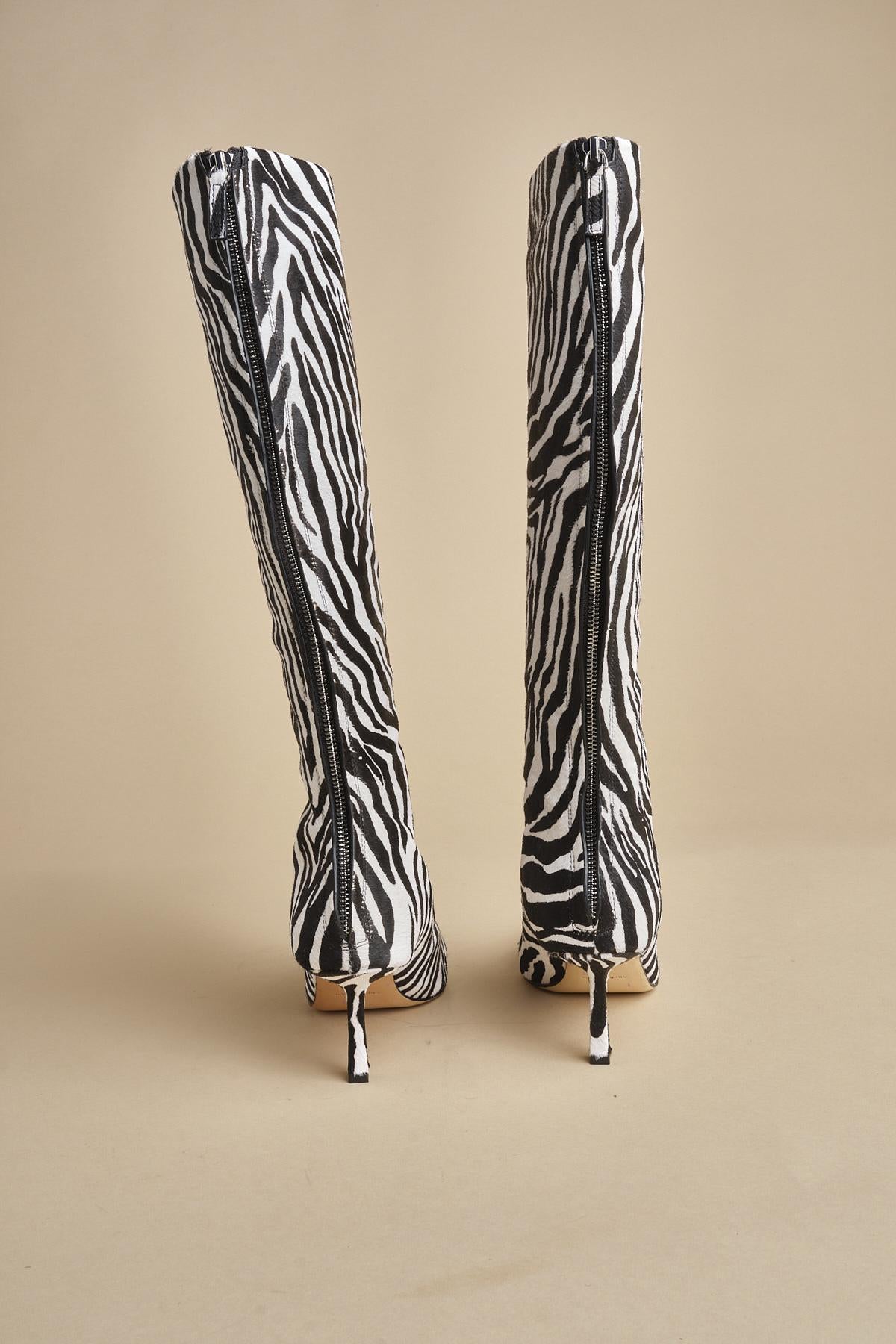 stivale alto zebrato PETRA CALF F870ZBR ZBR studio AMELIA 