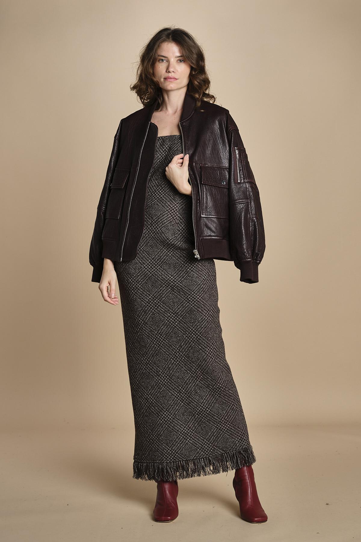 abito lungo in galles ADELE DRESS CHECKS 083 herskind 