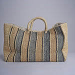 RHEA borsa in paglia a righe grandi SAC RHEA 01BG475 MULTI bagatelle france 
