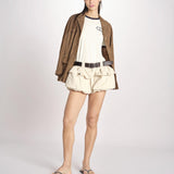 tshirt con profilo a contrasto 033 WHITE sea ny 