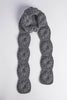 Crochet flower scarf