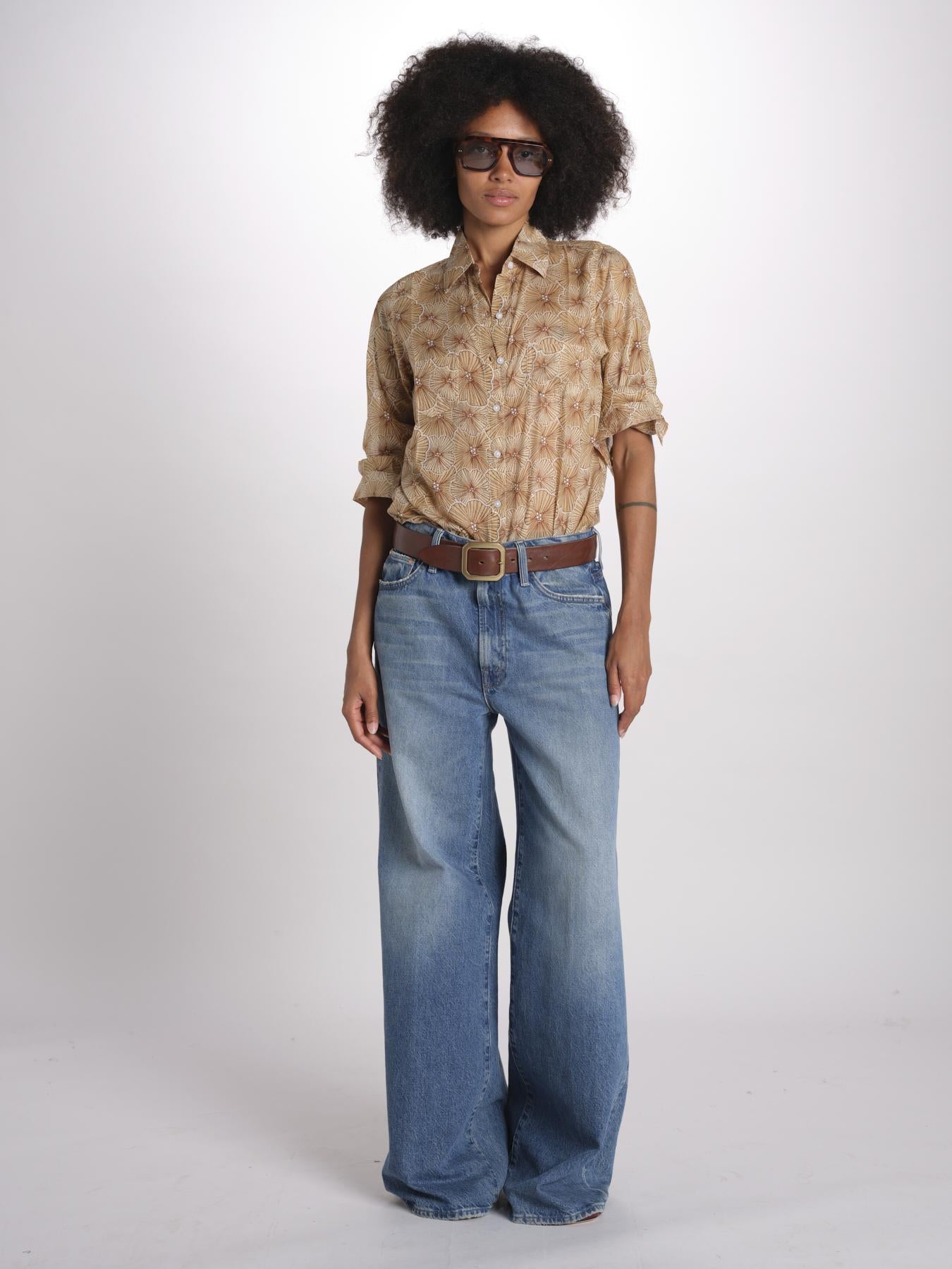 camicia SX7522-4F04 BEIGE terre rouge 