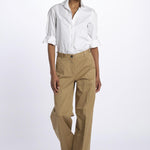 Pantalone NADIA co/ stretch NADIA NAC120 P01 CAMEL nine in the morning 
