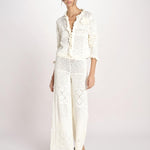 maglia in crochet SORIA ECRU ba&sh 