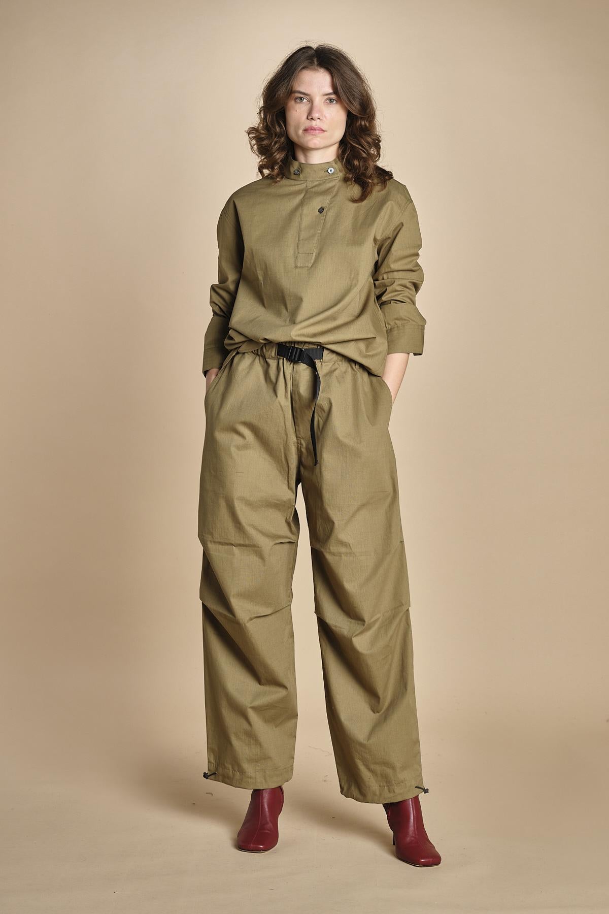 pantalone cargo CARO SNM MILITARY GREEN studio nicholson 