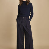 pantalone con 2 pinces ed elastico. PAN0241 BLE1935W soeur 