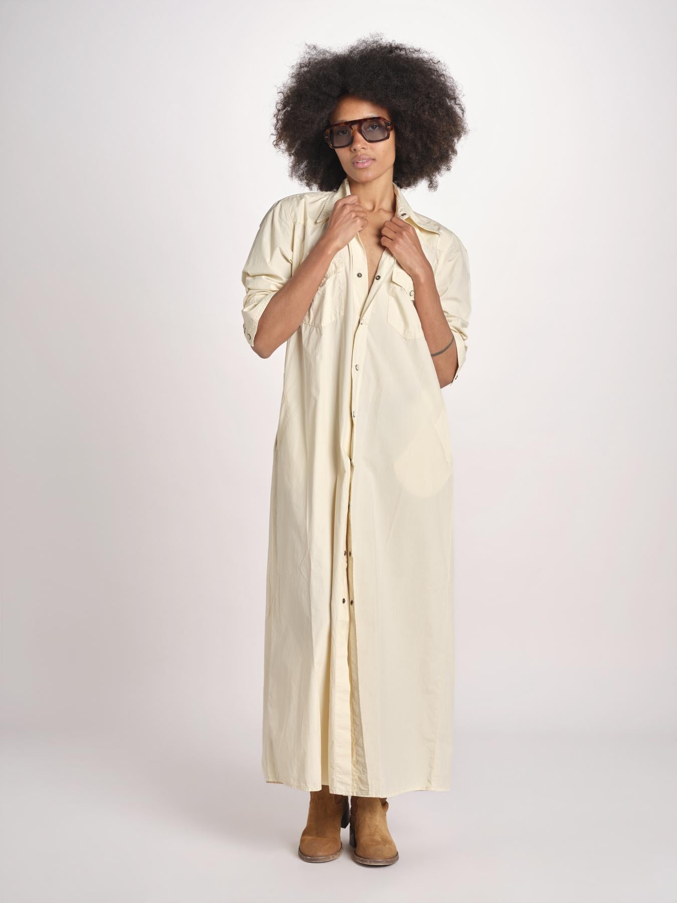 abito texano ARLEY MY004 CREAM fortela 