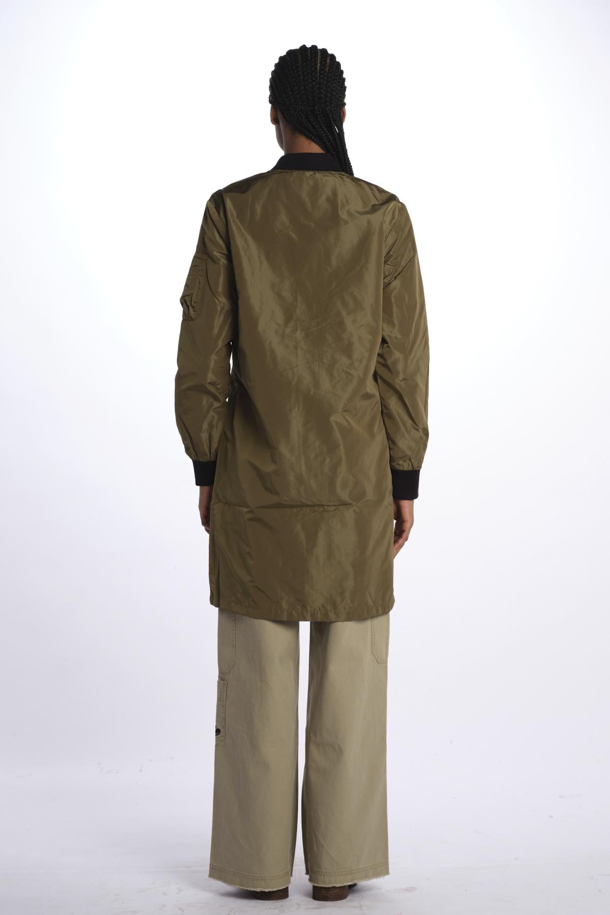 Bomber lungo impermeabile MA105 KHAKI bombers original 