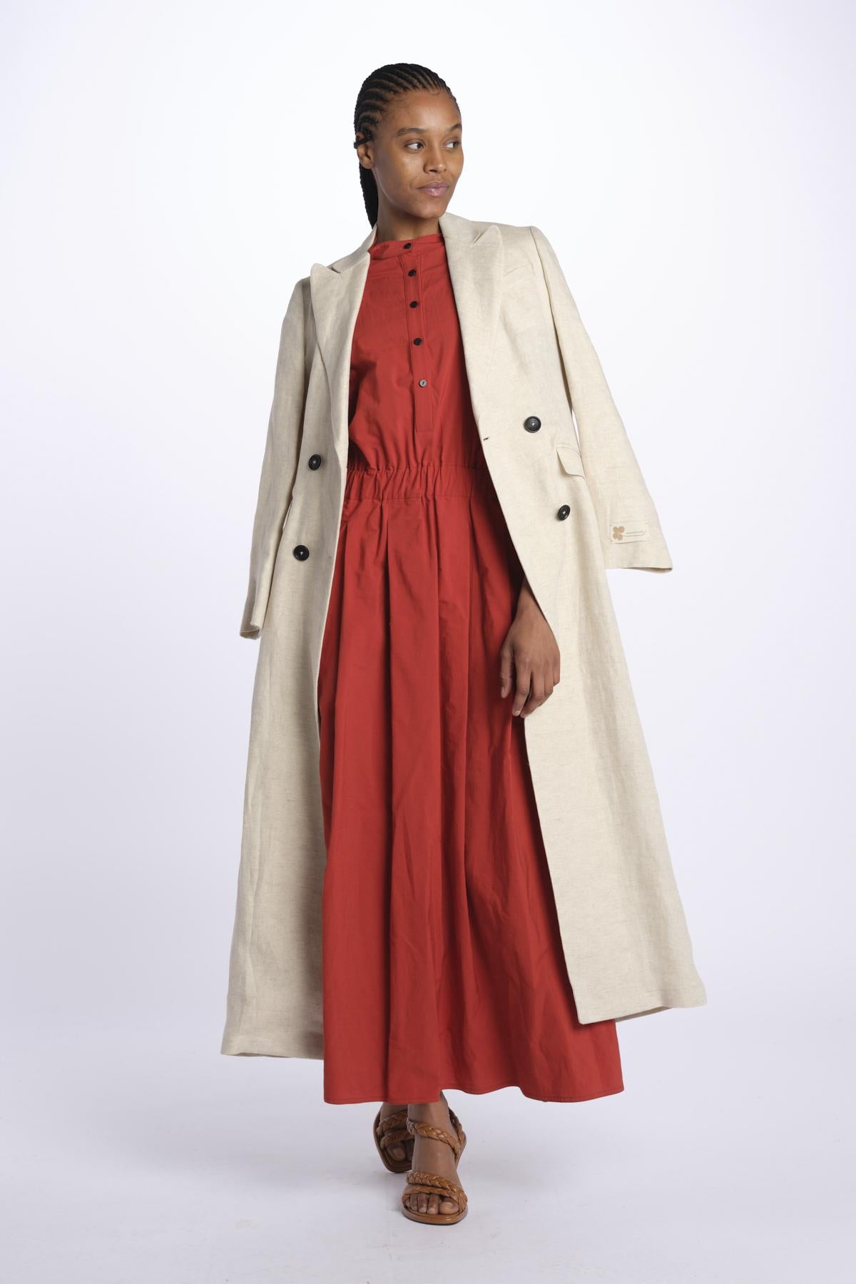 2125 chemisier di cotone 2125 TERRACOTTA dusan 