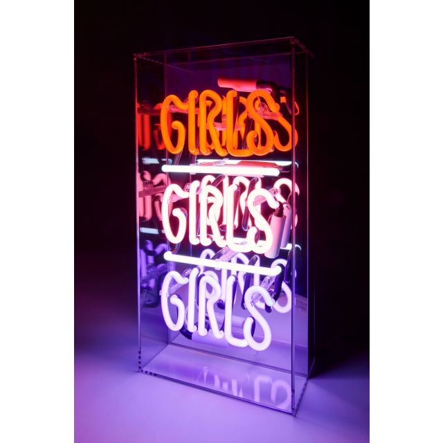 Neon light Girls Girls Girls