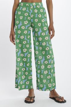Trousers flowers + circles
