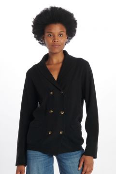 Double-breasted cloth stitch Jacket