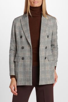 Double chest jacket long