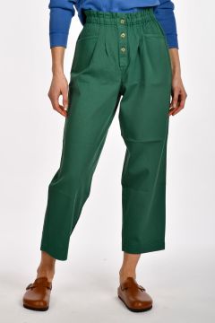 Trousers with buttons