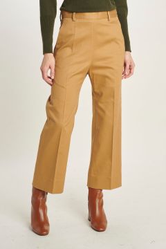 pantalone cropped cotone