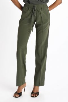 POMY CREPE pant with bands
